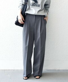 SHIPS / シップス スラックス・ドレスパンツ | 《一部追加予約》SHIPS any:〈手洗い可能〉2タック ワイド パンツ