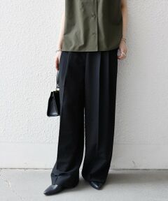 SHIPS / シップス スラックス・ドレスパンツ | 《一部追加予約》SHIPS any:〈手洗い可能〉2タック ワイド パンツ