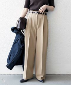 SHIPS / シップス スラックス・ドレスパンツ | 《予約》SHIPS any:〈手洗い可能〉2タック ワイド パンツ