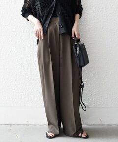 SHIPS / シップス スラックス・ドレスパンツ | 《一部追加予約》SHIPS any:〈手洗い可能〉2タック ワイド パンツ