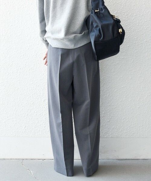 SHIPS / シップス スラックス・ドレスパンツ | 《予約》SHIPS any:〈手洗い可能〉2タック ワイド パンツ | 詳細5