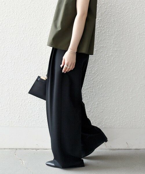 SHIPS / シップス スラックス・ドレスパンツ | 《一部追加予約》SHIPS any:〈手洗い可能〉2タック ワイド パンツ | 詳細22