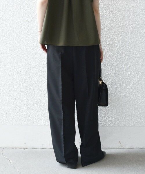 SHIPS / シップス スラックス・ドレスパンツ | 《一部追加予約》SHIPS any:〈手洗い可能〉2タック ワイド パンツ | 詳細27