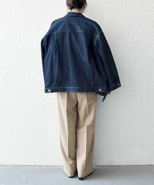 SHIPS / シップス スラックス・ドレスパンツ | 《一部追加予約》SHIPS any:〈手洗い可能〉2タック ワイド パンツ | 詳細14