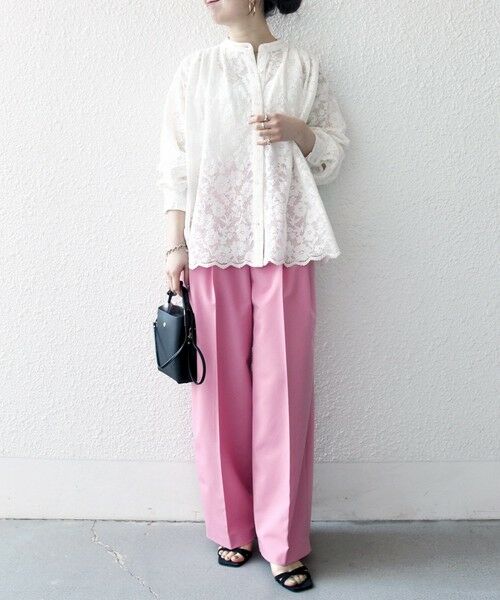 SHIPS / シップス スラックス・ドレスパンツ | 《予約》SHIPS any:〈手洗い可能〉2タック ワイド パンツ | 詳細18