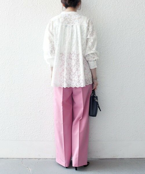 SHIPS / シップス スラックス・ドレスパンツ | 《予約》SHIPS any:〈手洗い可能〉2タック ワイド パンツ | 詳細19