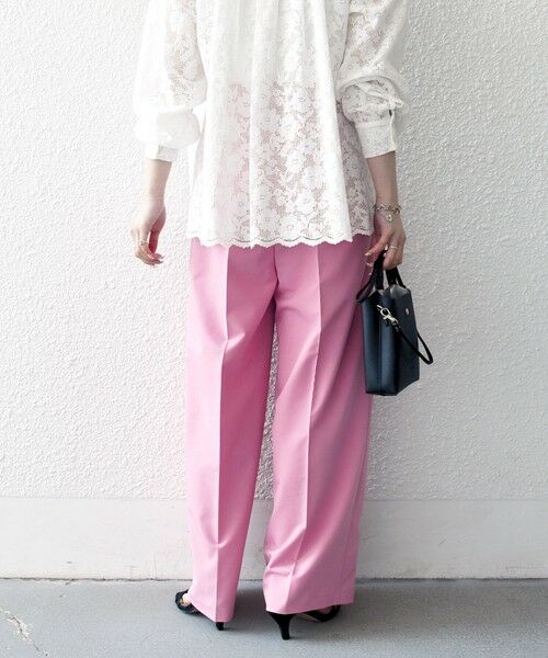 SHIPS / シップス スラックス・ドレスパンツ | 《予約》SHIPS any:〈手洗い可能〉2タック ワイド パンツ | 詳細22