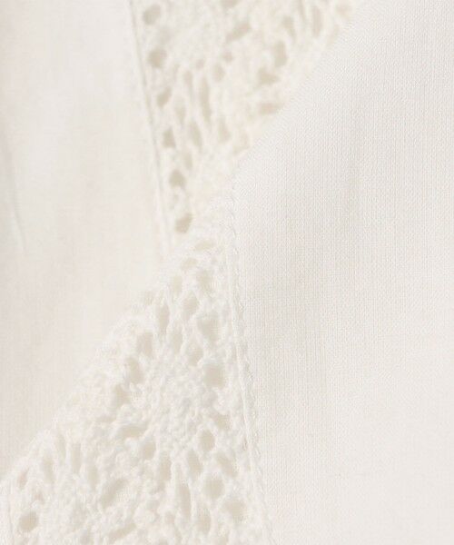 SHIPS / シップス ロング・マキシ丈スカート | 《予約》SHIPS any:〈洗濯機可能〉キャンブリック レース ギャザー ボリューム スカート | 詳細10