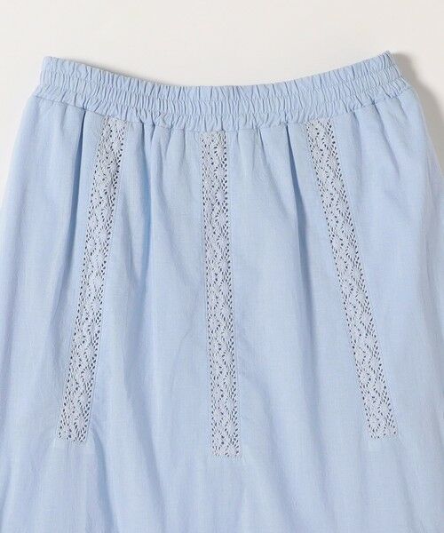 SHIPS / シップス ロング・マキシ丈スカート | 《予約》SHIPS any:〈洗濯機可能〉キャンブリック レース ギャザー ボリューム スカート | 詳細26
