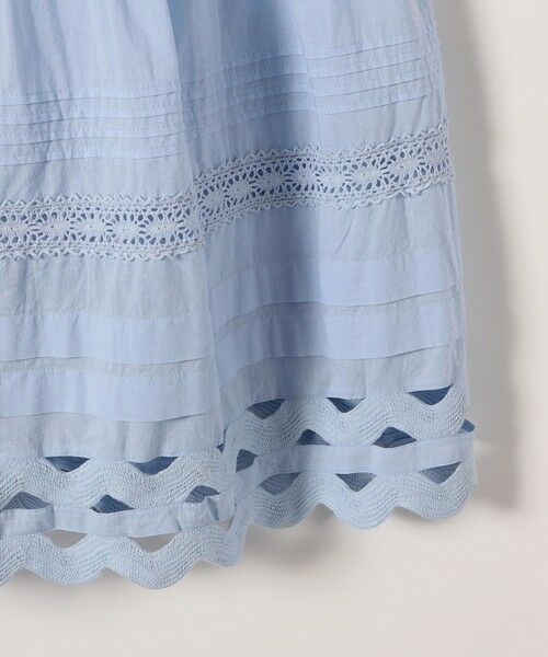 SHIPS / シップス ロング・マキシ丈スカート | 《予約》SHIPS any:〈洗濯機可能〉キャンブリック レース ギャザー ボリューム スカート | 詳細27