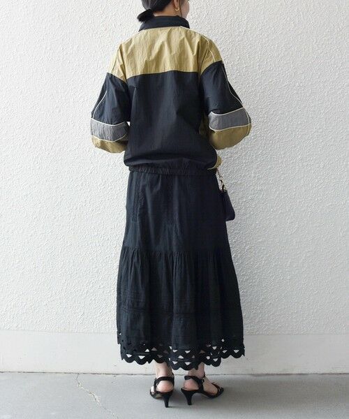 SHIPS / シップス ブルゾン | 《予約》SHIPS any:〈洗濯機可能〉ナイロン スタンドカラー 配色 ジップ ブルゾン | 詳細2