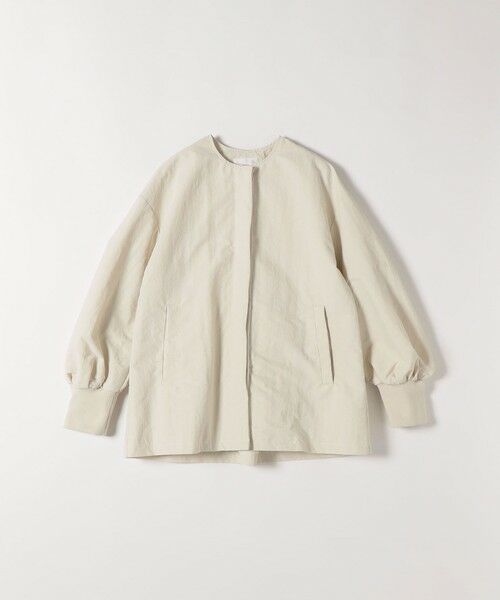 SHIPS / シップス ブルゾン | SHIPS any:〈洗濯機可能〉ナイロン タスラン ノーカラー Aライン ブルゾン | 詳細13