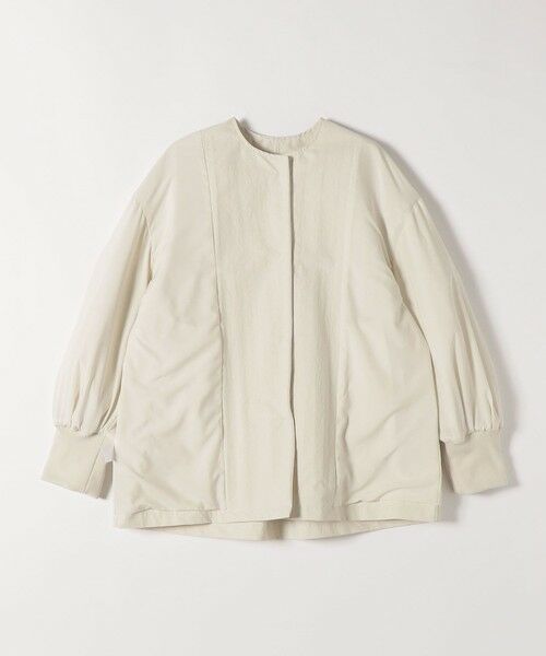 SHIPS / シップス ブルゾン | SHIPS any:〈洗濯機可能〉ナイロン タスラン ノーカラー Aライン ブルゾン | 詳細18