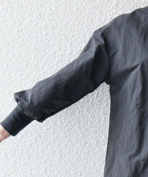 SHIPS / シップス ブルゾン | 《予約》SHIPS any:〈洗濯機可能〉ナイロン タスラン ノーカラー Aライン ブルゾン | 詳細25