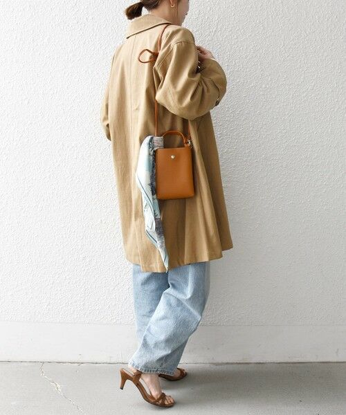 SHIPS / シップス ステンカラーコート | 《予約》SHIPS any:〈手洗い可能〉オーバー フレア ステンカラー コート | 詳細23