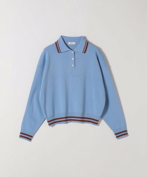 SHIPS / シップス ニット・セーター | 《予約》SHIPS any:〈手洗い可能〉コットン ミックス ライン ポロニット プルオーバー | 詳細18