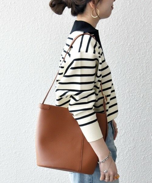 SHIPS / シップス ニット・セーター | 《予約》SHIPS any:〈手洗い可能〉バイカラー スキッパー ニット プルオーバー | 詳細26