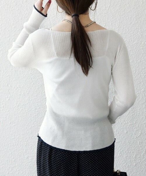 SHIPS / シップス ニット・セーター | SHIPS any:〈手洗い可能〉コットン ミックス 配色 リブ ニット プルオーバー | 詳細14