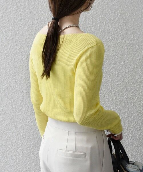 SHIPS / シップス ニット・セーター | SHIPS any:〈手洗い可能〉コットン ミックス 配色 リブ ニット プルオーバー | 詳細21