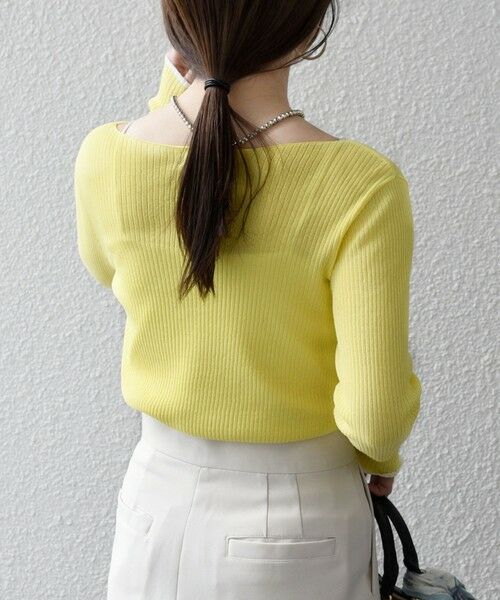 SHIPS / シップス ニット・セーター | SHIPS any:〈手洗い可能〉コットン ミックス 配色 リブ ニット プルオーバー | 詳細22