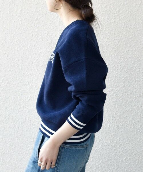 SHIPS / シップス カーディガン・ボレロ | 《予約》SHIPS any:〈手洗い可能〉コットン ミックス ライン ジップ ブルゾン ニット カーディガン | 詳細16