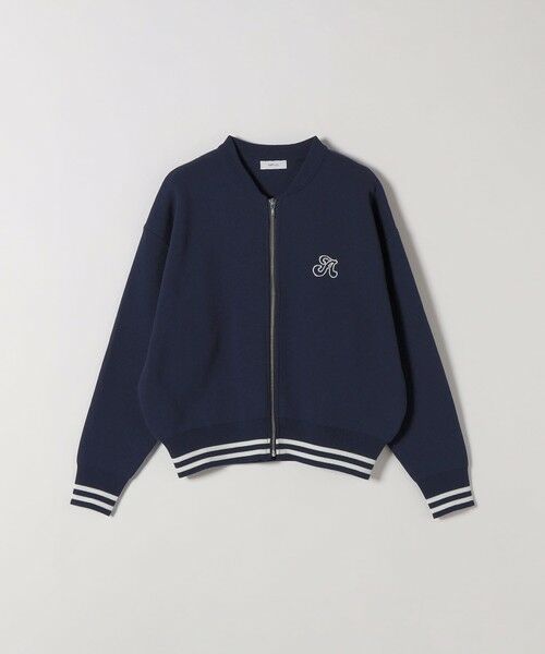 SHIPS / シップス カーディガン・ボレロ | 《予約》SHIPS any:〈手洗い可能〉コットン ミックス ライン ジップ ブルゾン ニット カーディガン | 詳細19