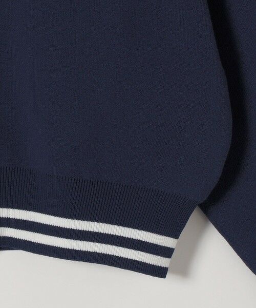 SHIPS / シップス カーディガン・ボレロ | 《予約》SHIPS any:〈手洗い可能〉コットン ミックス ライン ジップ ブルゾン ニット カーディガン | 詳細21