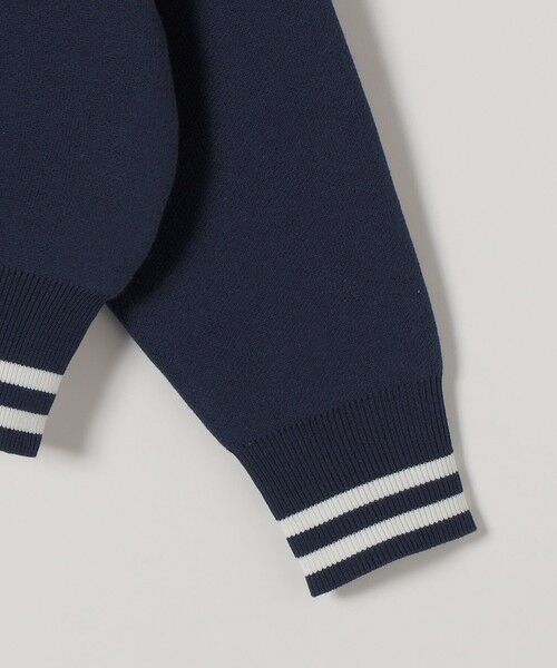 SHIPS / シップス カーディガン・ボレロ | 《予約》SHIPS any:〈手洗い可能〉コットン ミックス ライン ジップ ブルゾン ニット カーディガン | 詳細22