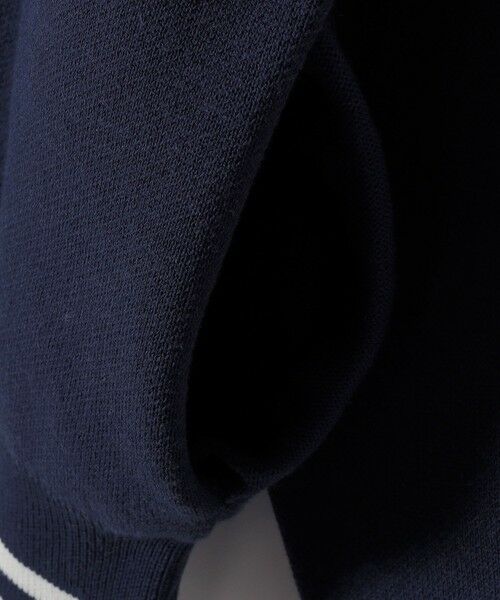 SHIPS / シップス カーディガン・ボレロ | 《予約》SHIPS any:〈手洗い可能〉コットン ミックス ライン ジップ ブルゾン ニット カーディガン | 詳細23