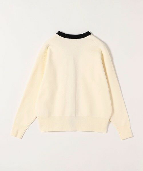 SHIPS / シップス カーディガン・ボレロ | 《一部追加予約》SHIPS any:〈手洗い可能〉バイカラー スキッパー ニット カーディガン | 詳細10