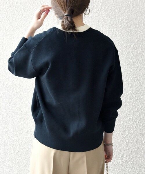 SHIPS / シップス カーディガン・ボレロ | 《予約》SHIPS any:〈手洗い可能〉バイカラー スキッパー ニット カーディガン | 詳細12