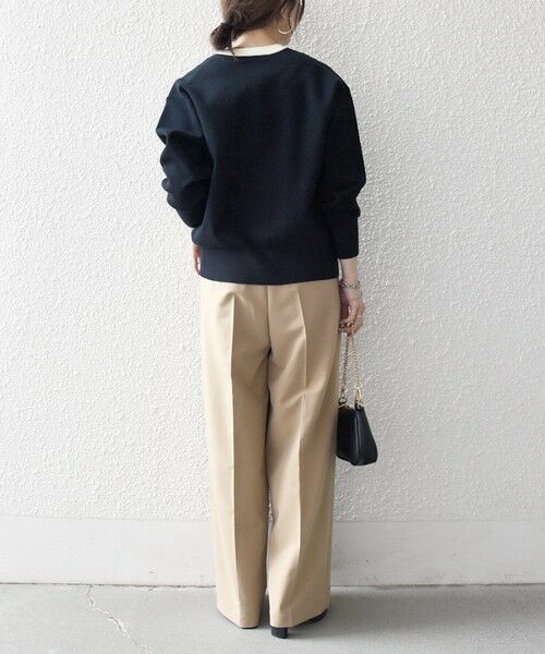 SHIPS / シップス カーディガン・ボレロ | 《予約》SHIPS any:〈手洗い可能〉バイカラー スキッパー ニット カーディガン | 詳細8