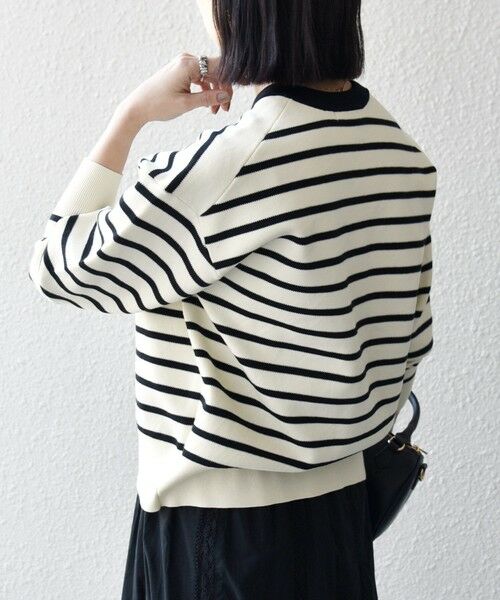 SHIPS / シップス カーディガン・ボレロ | 《予約》SHIPS any:〈手洗い可能〉バイカラー スキッパー ニット カーディガン | 詳細20