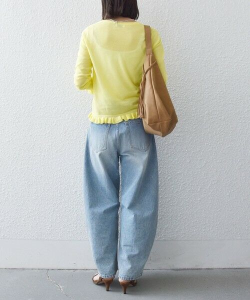 SHIPS / シップス カーディガン・ボレロ | 《予約》SHIPS any:〈手洗い可能〉コットン ミックス シアー フリル カーディガン | 詳細12