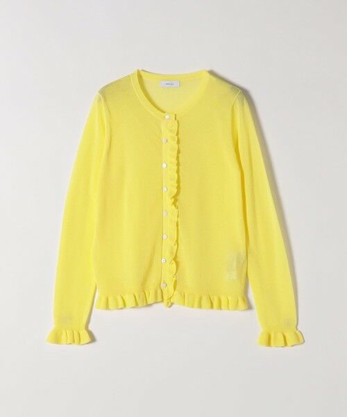 SHIPS / シップス カーディガン・ボレロ | SHIPS any:〈手洗い可能〉コットン ミックス シアー フリル カーディガン | 詳細21