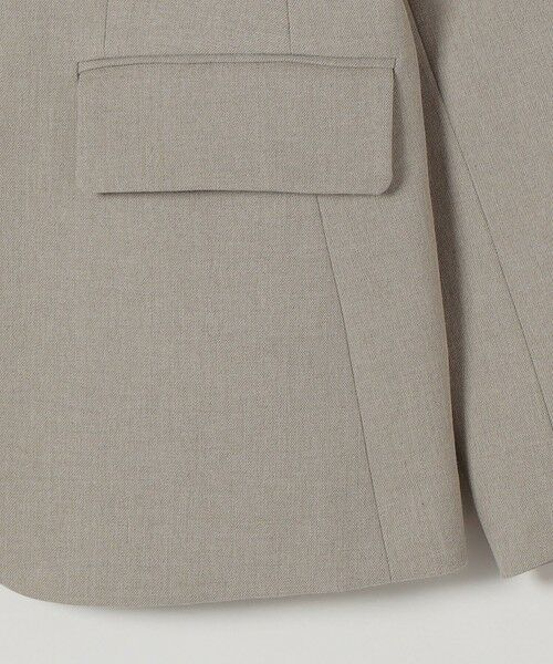 SHIPS / シップス ノーカラージャケット | 《予約》SHIPS any:〈洗濯機可能〉シャーク ノーカラー ジャケット | 詳細25