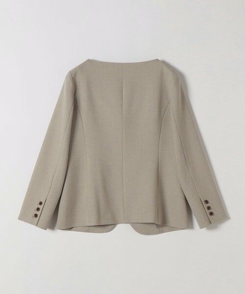 SHIPS / シップス ノーカラージャケット | 《予約》SHIPS any:〈洗濯機可能〉シャーク ノーカラー ジャケット | 詳細27