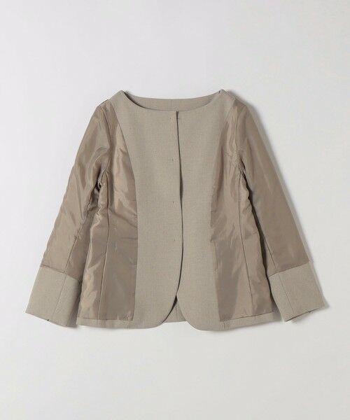 SHIPS / シップス ノーカラージャケット | 《予約》SHIPS any:〈洗濯機可能〉シャーク ノーカラー ジャケット | 詳細29