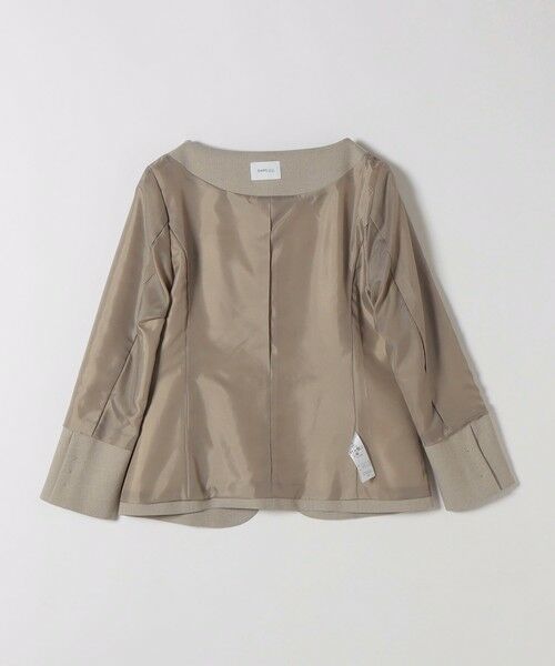 SHIPS / シップス ノーカラージャケット | 《予約》SHIPS any:〈洗濯機可能〉シャーク ノーカラー ジャケット | 詳細30