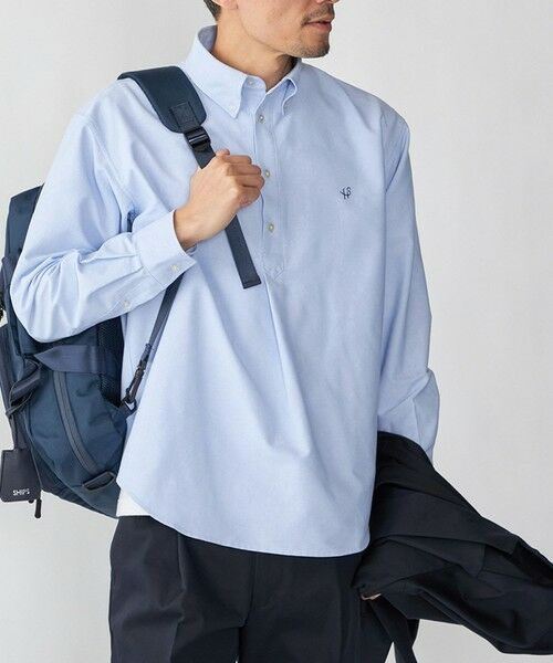 SHIPS / シップス シャツ・ブラウス | 【WEB限定】SHIPS: 防シワ・吸水速乾 Drymix(R) プルオーバー ボダンダウン シャツ | 詳細25