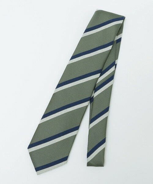 SHIPS / シップス ネクタイ | SHIPS: シルク バスケット レジメンタル ネクタイ | 詳細3