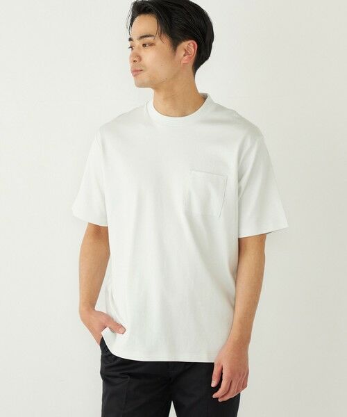SHIPS / シップス Tシャツ | SHIPS Colors:〈抗菌防臭・接触冷感・紫外線軽減〉スムース ビズT◇ | 詳細23