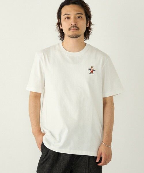 SHIPS / シップス Tシャツ | SHIPS Colors:TeddyBear(R) コラボ Tシャツ◇（ストーン）