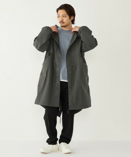 SHIPS / シップス ミリタリージャケット・コート | 【SHIPS Colors別注】Rain-Stuff:〈撥水・洗濯機可能〉フード コート◇ | 詳細19