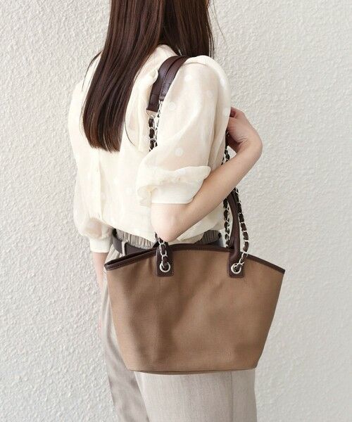 SHIPS / シップス トートバッグ | SHIPS Colors:キャンバス チェーン バッグ◇ | 詳細19