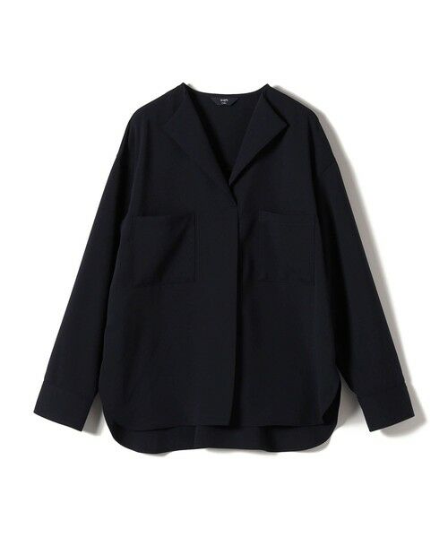 SHIPS / シップス シャツ・ブラウス | SHIPS Colors:〈洗濯機可能〉ジョーゼット Vネック ラペル ブラウス | 詳細19
