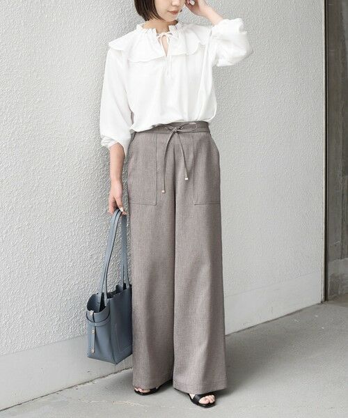 SHIPS / シップス シャツ・ブラウス | SHIPS Colors:〈洗濯機可能〉AIRTUM フリルカラー ブラウス | 詳細3