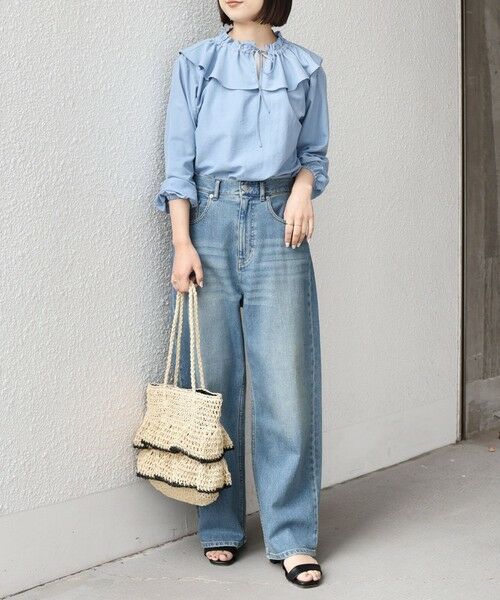 SHIPS / シップス シャツ・ブラウス | SHIPS Colors:〈洗濯機可能〉AIRTUM フリルカラー ブラウス | 詳細13