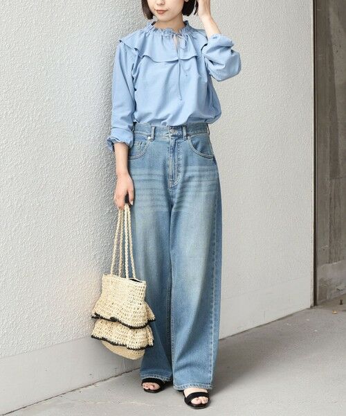 SHIPS / シップス シャツ・ブラウス | SHIPS Colors:〈洗濯機可能〉AIRTUM フリルカラー ブラウス | 詳細16