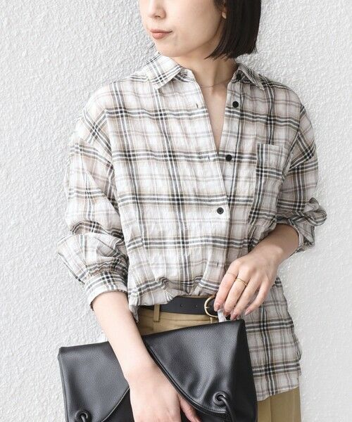 SHIPS / シップス シャツ・ブラウス | SHIPS Colors:〈手洗い可能〉シアー チェック シャツ◇ | 詳細5